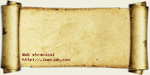 Nina Perunović vizit kartica